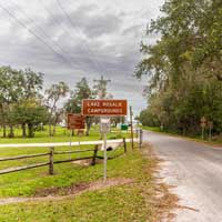 Lake Rosalie Campground Entrance