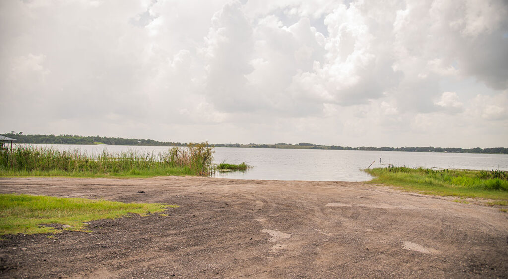 rampa para embarcaciones del lago Annie