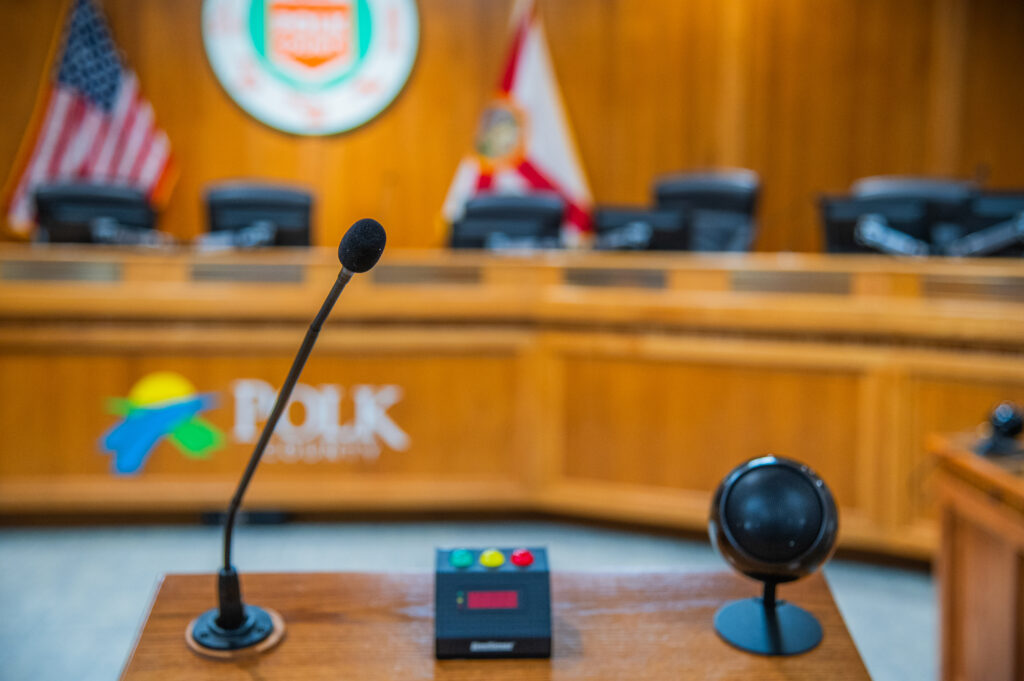 news item: Public Hearing for Proposed Polk County Right-of-Way Sign Enforcement Ordinance Continued to March 17, 2026