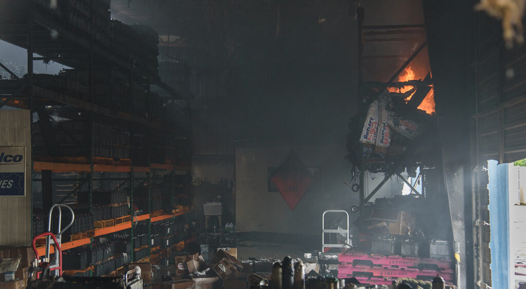 news item: Polk County Fire Rescue Battles Blaze on Combee Road